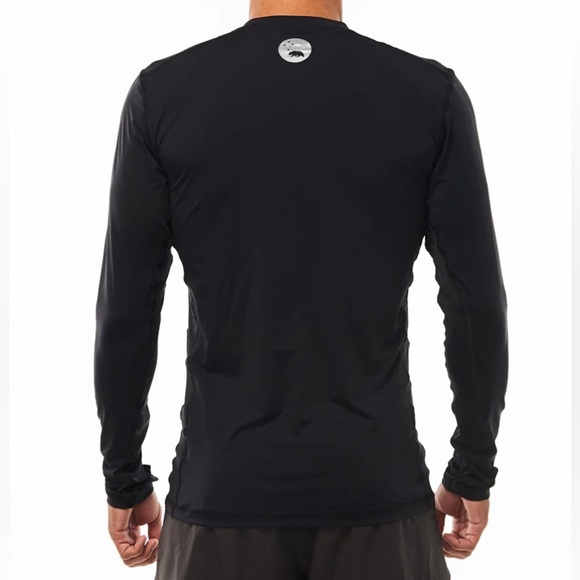 Malo Endurance Long Sleeve Mens Active Layer Shirt Size Medium , Black - Picture 2 of 9